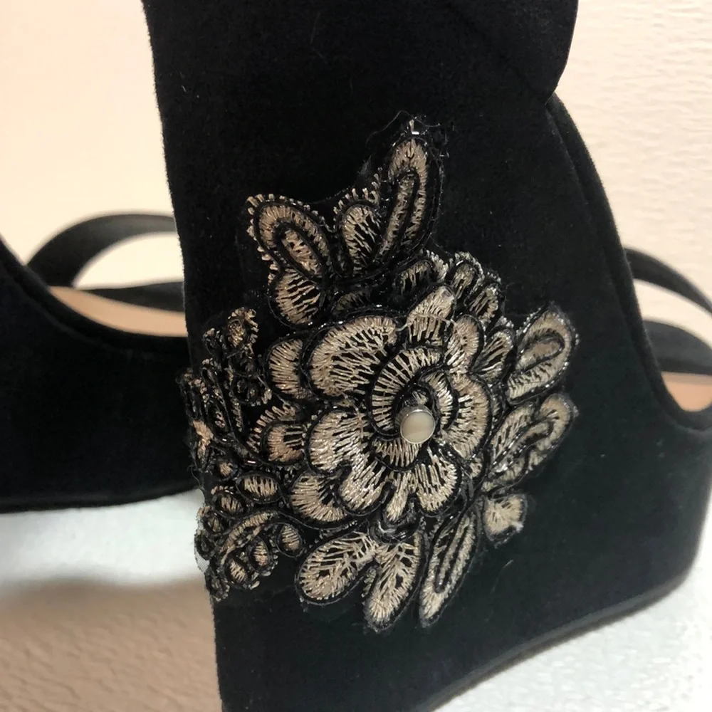 Bamboo black women’s‎ shoes Sz 9